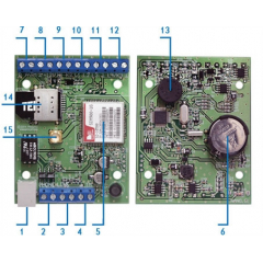 S400-2GSM-BK12-W-li Kit  Нано  (со встроенным li-ion АКБ 3,7В 2800мАч, считывателем и ключами ТМ,  цвет белый)