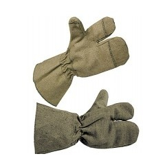 Рукавицы с крагами брезент, утепленные