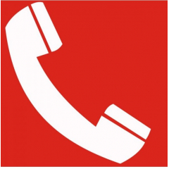 Плёнка (F-05)  Телефон для использования при пожаре ( в том числе телефон прямой связи с пожарной охраной)