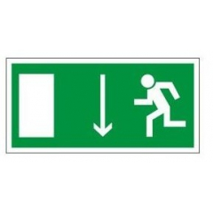 Плёнка Фотолюм. (Е 10) указатель двери эвакуационноого выхода (левосторонний) (Распродажа. На складе 1 шт.)