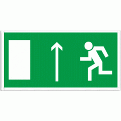 Плёнка (Е 12)  Направление к эвакуационному выходу прямо  (Распродажа. На складе 66 шт.)