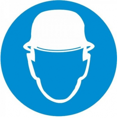 Плёнка (М-02)  Работать в защитной каске (шлеме)