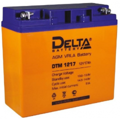 Аккумулятор 12 В, 17 Ач DTM 1217 Delta