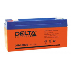 Аккумулятор 6 В, 3,2 Ач DTM 6032 Delta