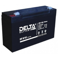 Аккумулятор 6 В, 10 Ач DT 610 Delta