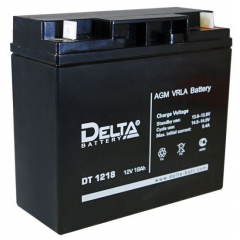 Аккумулятор 12 В, 18 Ач DT 1218 Delta