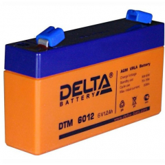 Аккумулятор 6 В, 1,2 Ач DTM 6012 Delta