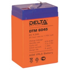 Аккумулятор 6 В, 4,5 Ач DTM 6045 Delta