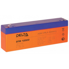 Аккумулятор 12 В, 2,2 Ач DTM 12022 Delta
