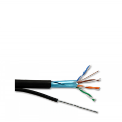 Кабель UTP 4PR 24AWG CAT5e 305м OUTDOOR + ТРОС 1