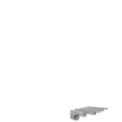 Труба ПВХ гладкая жесткая d 20 (3 м) (Распродажа. На складе 555 м)