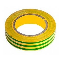 Изолента (желто-зеленая) 15х25 (REXANT)