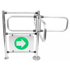 Турникет роторный механический  BRAVO, нерж./хром.