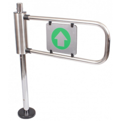 Калитка механическая BRAVO, нерж./хром., створка 665 мм