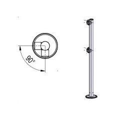 Стойка ограждения(L-образная) (Praktika)