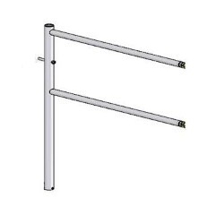 Секция поворотная (1 200 мм между центрами стоек) (Praktika)