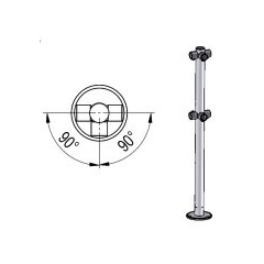 Стойка ограждения трехсторонняя(Т-образная) (Praktika)