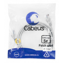 Cabeus PC-UTP-RJ45-Cat.5e-2m