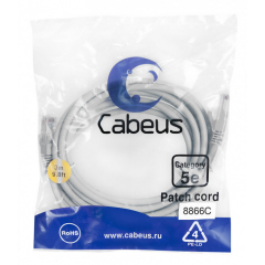 Cabeus PC-UTP-RJ45-Cat.5e-3m-LSZH