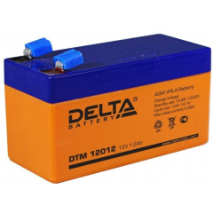 Аккумулятор 12 В, 1,2 Ач DTM 12012 Delta