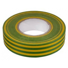 Изолента (желто-зеленая) 19х20мм морозостойкая