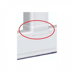 Отвод плоский 50х105 шир.105мм (10740)