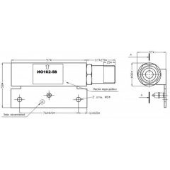 ИО 102-58 N исп.300 с магнитом М-100