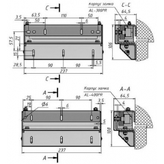 МК AL-300-400PR  - Inside белый