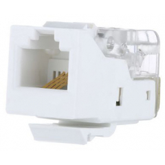 RJ-12 Модуль инф. розетки 110/Krone, белый (87312)