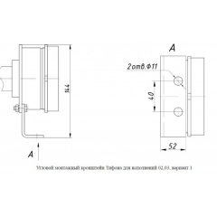 Монтажный кронштейн к Тифон-1П-02-Н