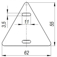 Бирка У136 У3,5 маркировочная