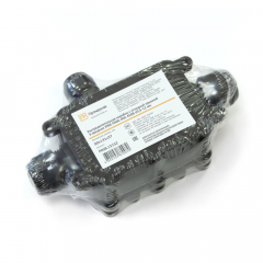 Распределительная коробка с откидной крышкой 3-вводная IP68 ПА66 40А 450В d3,5-12 мм 131х80х37 Промрукав