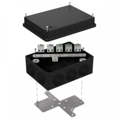 Коробка огнестойкая для о/п 40-0310-FR2.5-10 Е15-Е120 RAL9005 150х110х70 (6 шт/кор) Промрукав