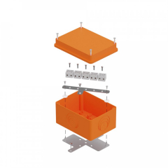 Коробка огнестойкая для о/п 40-0351-FR1.5-10 E15-E120 RAL2003 150х110х90 (6 шт/кор) Промрукав