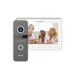 AT-home7 Комплект домофонии WH-GR Домофон+вызывная панель