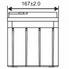GP12650 WBR Аккумулятор
