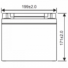 GPL12400 WBR Аккумулятор