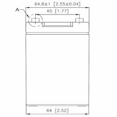 GPL1272 F2 FR CSB Аккумулятор
