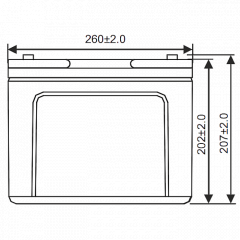 GPL12750 WBR Аккумулятор