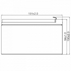 HR1234W F2 WBR Аккумулятор
