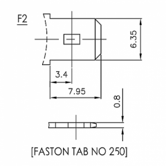 UPS12460 F2 CSB Аккумулятор