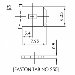 UPS12580 F2 CSB Аккумулятор