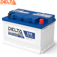 Аккумулятор START MASTER 75 Ah EFB DELTA