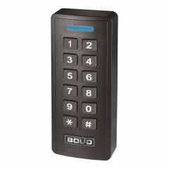 ProxyKey-4E - Считыватель клавиатурный и проксимити карт EM-Marin. Интерфейсы для карт - Wiegand-26 и Wiegand-44, для клавиатуры - Wiegand-4 и Wiegand-8 или эмуляция кода карты. Накладной
