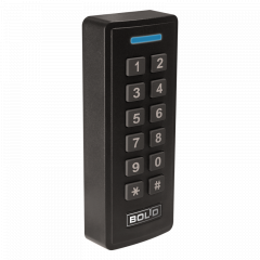 ProxyKey-4M - Считыватель клавиатурный и проксимити карт Mifare. Интерфейсы для карт - Wiegand-26 и Wiegand-44, для клавиатуры - Wiegand-4 и Wiegand-8 или эмуляция кода карты. Накладной
