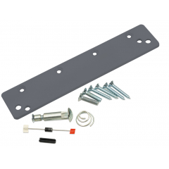 ALM-350FB-12/24V (темно-серый) электромагнитный замок ALeko