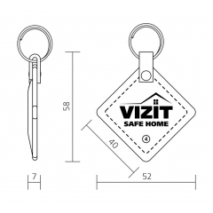 Ключ VIZIT-RF3.2 blue