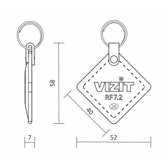 VIZIT-RF7.2 red