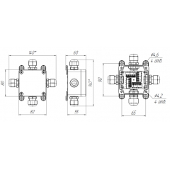 Разветвитель интерфейса RS-485/422 ПР-4 АЯКС