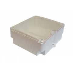 Корпус АЯКС 120х103х67 с прозрачной крышкой